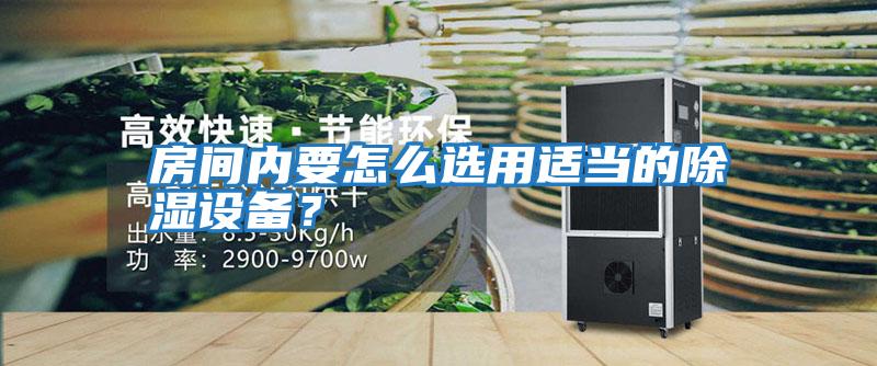 房間內要怎么選用適當的除濕設備？