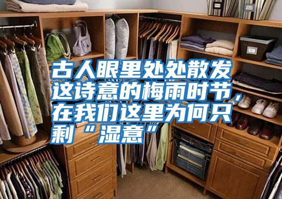 古人眼里處處散發(fā)這詩(shī)意的梅雨時(shí)節(jié)，在我們這里為何只剩“濕意”