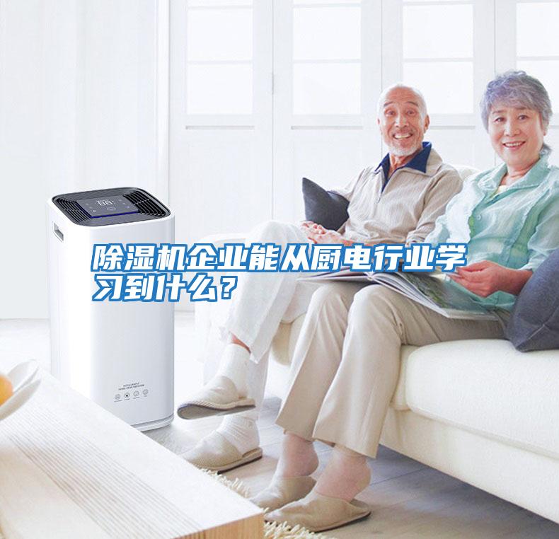 除濕機企業(yè)能從廚電行業(yè)學習到什么?