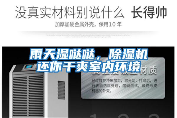 雨天濕噠噠，除濕機還你干爽室內環境