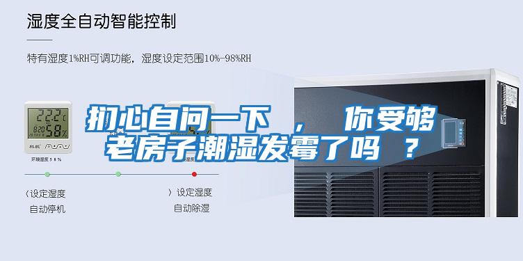 捫心自問(wèn)一下 , 你受夠老房子潮濕發(fā)霉了嗎 ?