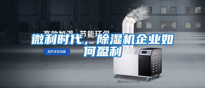 微利時(shí)代，除濕機(jī)企業(yè)如何盈利