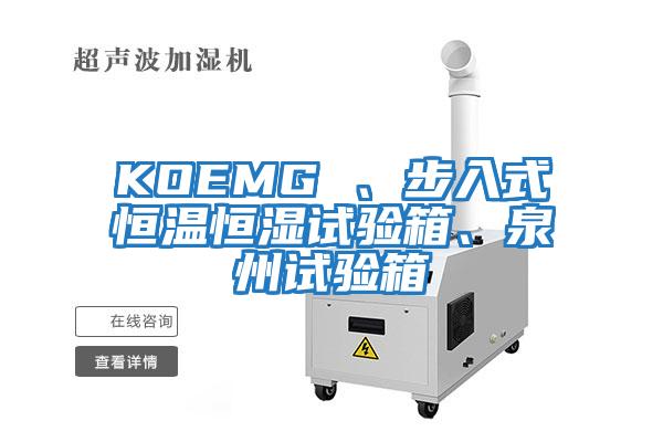 KOEMG 、步入式恒溫恒濕試驗箱、泉州試驗箱