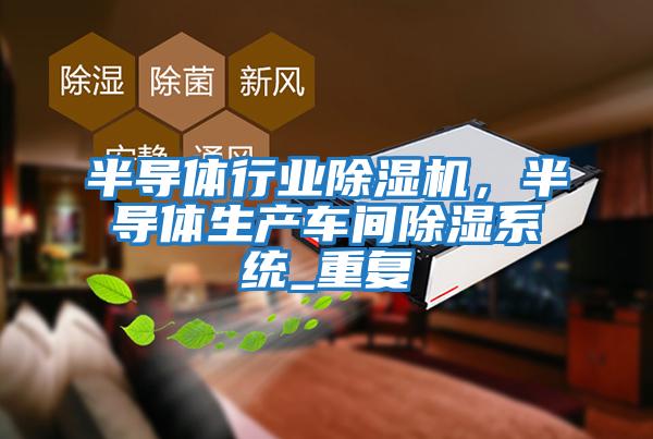 半導(dǎo)體行業(yè)除濕機(jī),半導(dǎo)體生產(chǎn)車間除濕系統(tǒng)_重復(fù)