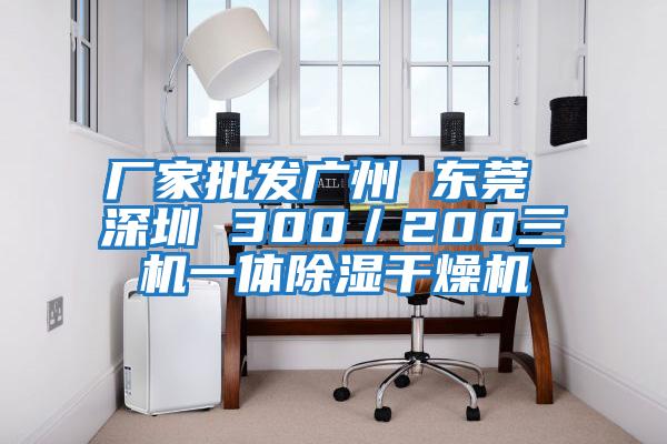 廠家批發(fā)廣州 東莞 深圳 300/200三機(jī)一體除濕干燥機(jī)