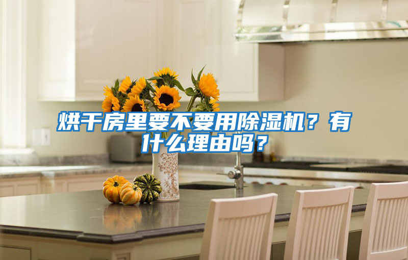烘干房里要不要用除濕機？有什么理由嗎？