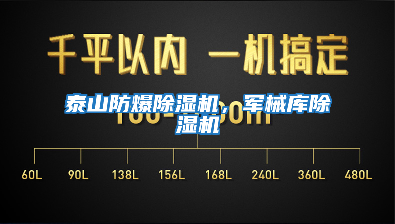 泰山防爆除濕機,軍械庫除濕機