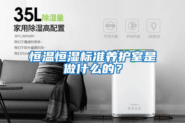 恒溫恒濕標(biāo)準(zhǔn)養(yǎng)護室是做什么的？