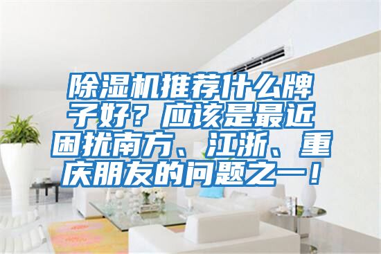 除濕機(jī)推薦什么牌子好？應(yīng)該是最近困擾南方、江浙、重慶朋友的問題之一！