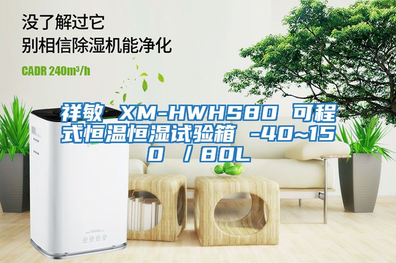祥敏 XM-HWHS80 可程式恒溫恒濕試驗(yàn)箱 -40~150℃/80L