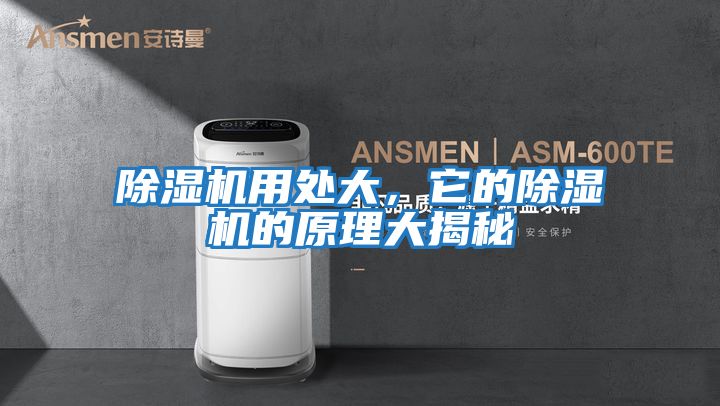 除濕機用處大,它的除濕機的原理大揭秘