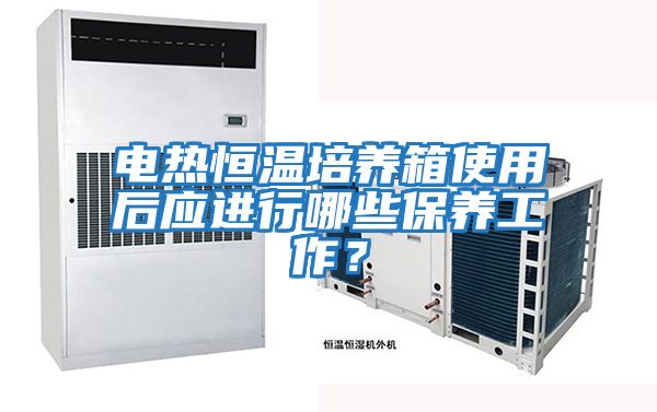 電熱恒溫培養箱使用后應進行哪些保養工作？